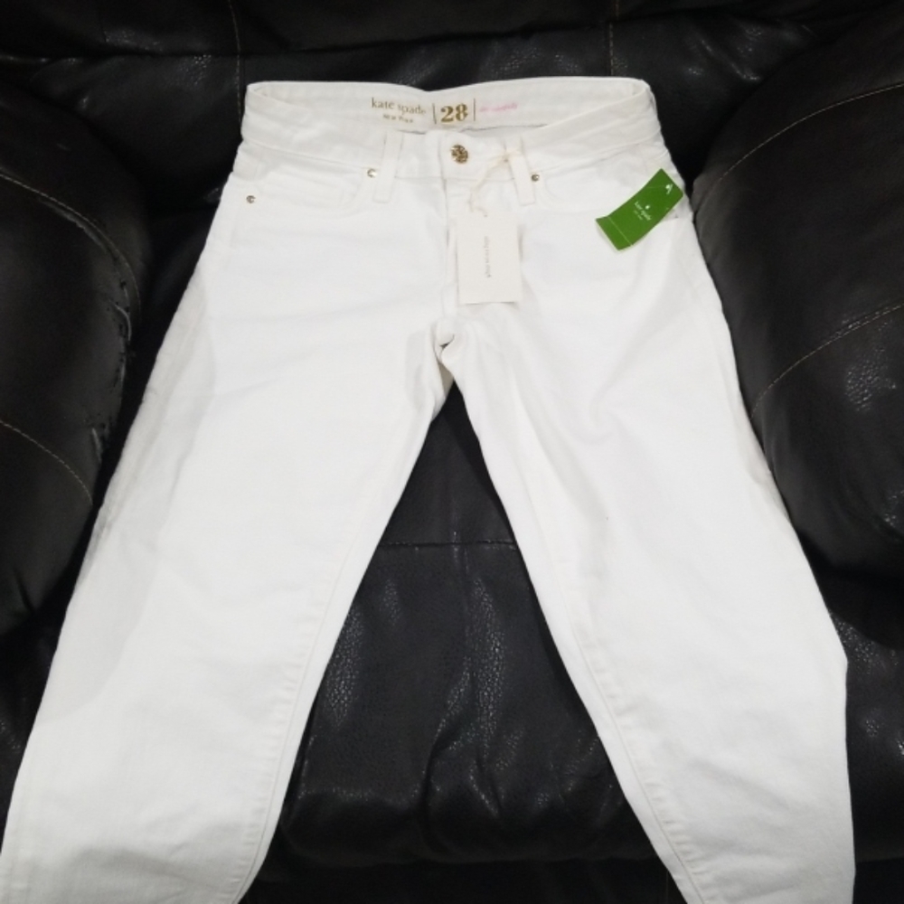 Womens Kate Spade White Jeans